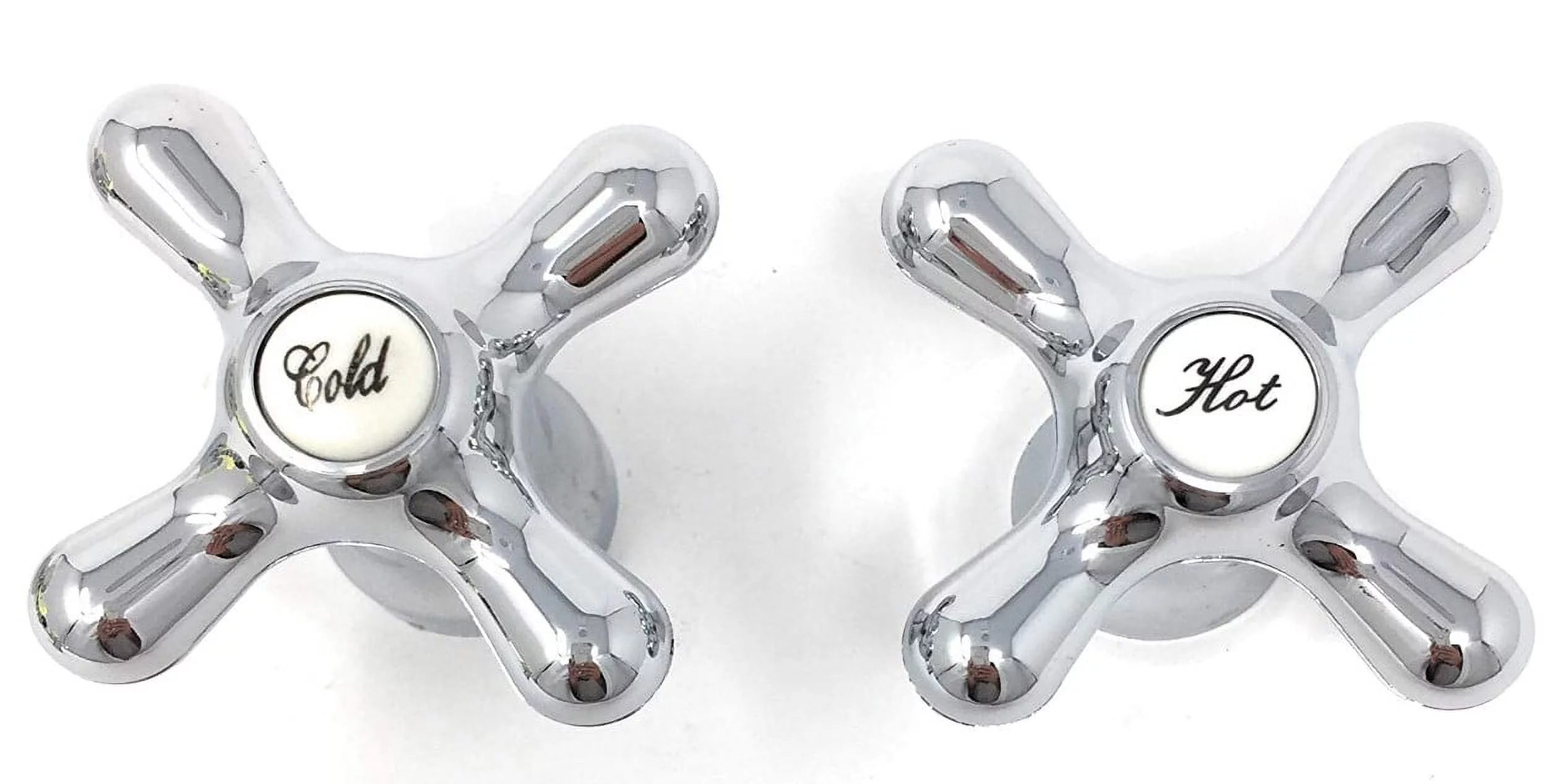 Chromed Surface High-Rise Swivel Spout Kitchen Faucet 8-inch Center Set [3015PF] Strong Plastic (P.O.M.) Body