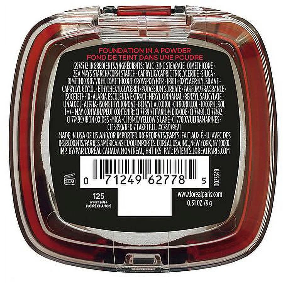 L'Oreal Paris Infallible Up to 24 Hour Fresh Wear Foundation in a Powder, Ivory Buff 0.31oz