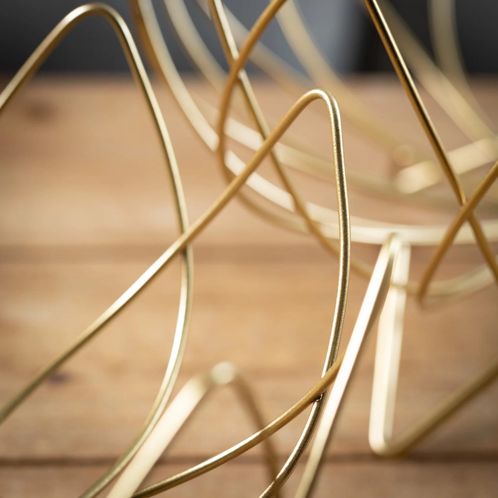 Sullivans Sculpted Gold Wire Footed Metal Bowl Set of 2, 7