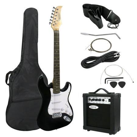 Zeny 39 Full Size Electric Guitar with Amp, Case and Accessories Pack Beginner