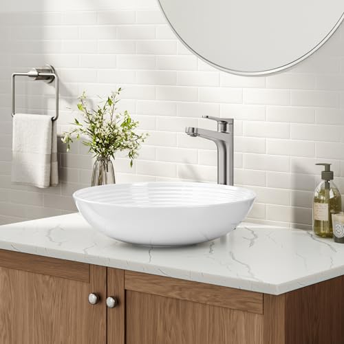 KRAUS Indy Single Handle One Hole Bathroom Sink Faucet in Chrome, KBF-1411CH