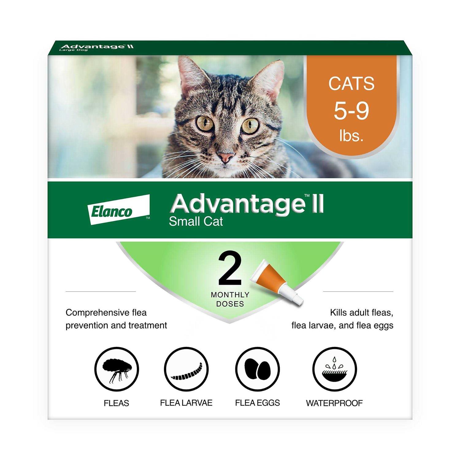 Advantage II Flea Treatment Small Cats - Pet Supplies online store