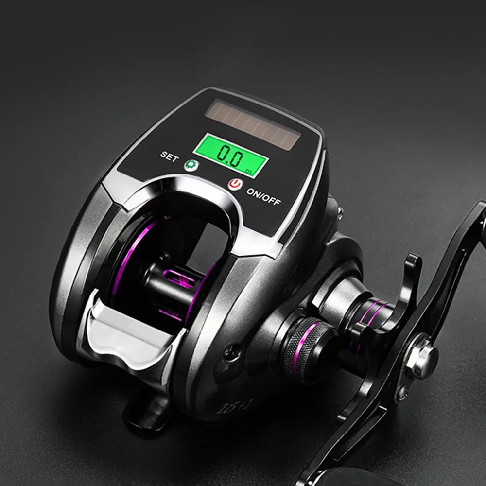 Nebublu Baitcasting Reel,1 Ratio Display Counter Sun Power Ratio Display Reel 6+1BB 8.0 1 Display Reel Line Reel Line Counter 8.0 1 Ratio Counter Reel Sun Power Speed Power Speed Reel BUZHI ERYUE