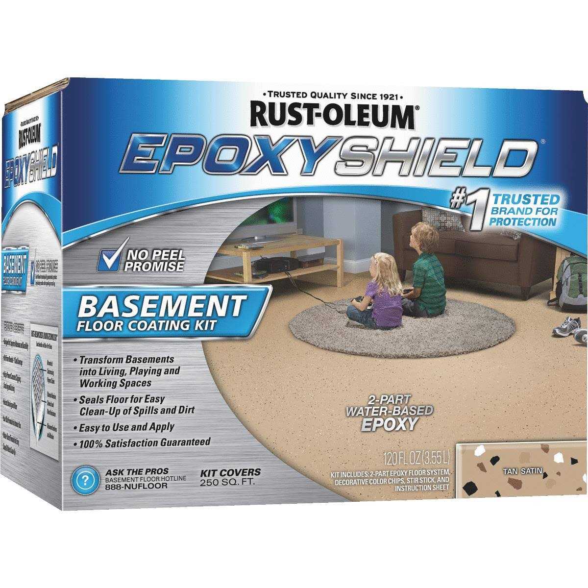 Rust-Oleum EpoxyShield 203008 Basement Floor Coating Kit