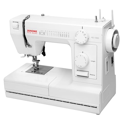 Janome HD1000 Heavy-Duty Sewing Machine with 14 Built-In Stitches