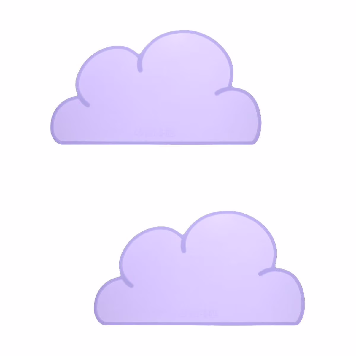 2 for Dog Bowls Silicone Pet Placemat Food Dish Child