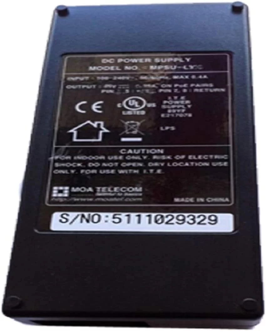 UpBright NEW 48V AC / DC Adapter For Mitel P/N: 50005301 Model: PW147RB4800N02 SL Power Electronics I.T.E. Power Supply 48VDC over Ethernet PoE Power Supply (with Two Internet Cables for Free)