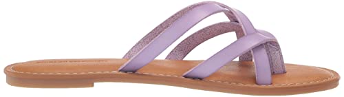 Amazon Essentials Women's Strappy Slide Flat Sandal