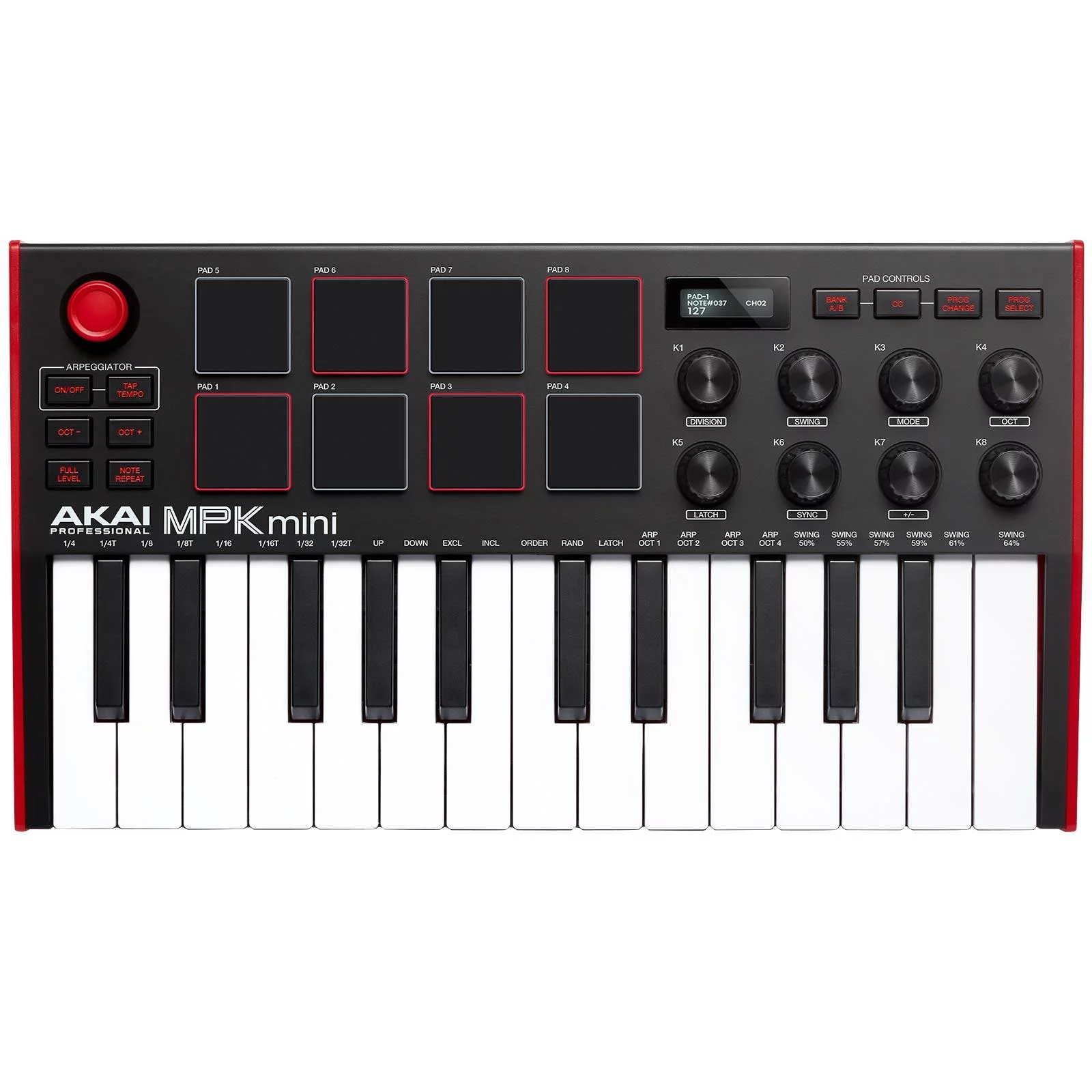 MPK Mini MK3 25-Key Compact USB Keyboard & Pad Controller w Software & Case