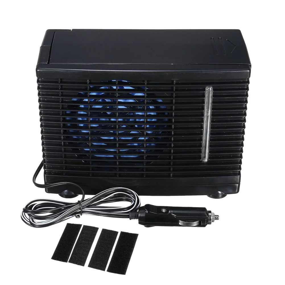 12V Portable Car Air Conditioner Cooling Fan Water Ice Evaporative Cooler Air Fan Mini Car Cooling Conditioner with Cigarette Li
