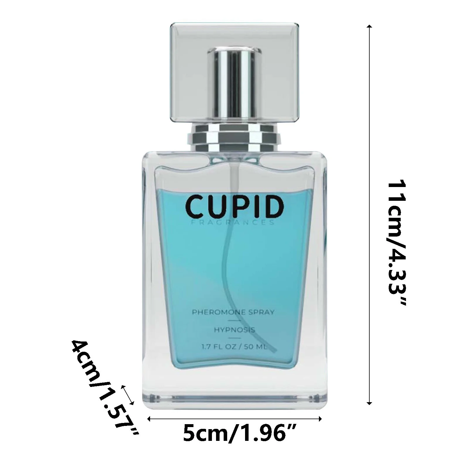 Cupid Charm Toilette for Men (Pheromone-Infused) - Cupid Hypnosis Cologne Fragrances for Men, Cologne for Men - 1.7 FL OZ / 50ML （2 Bottle）Blue version