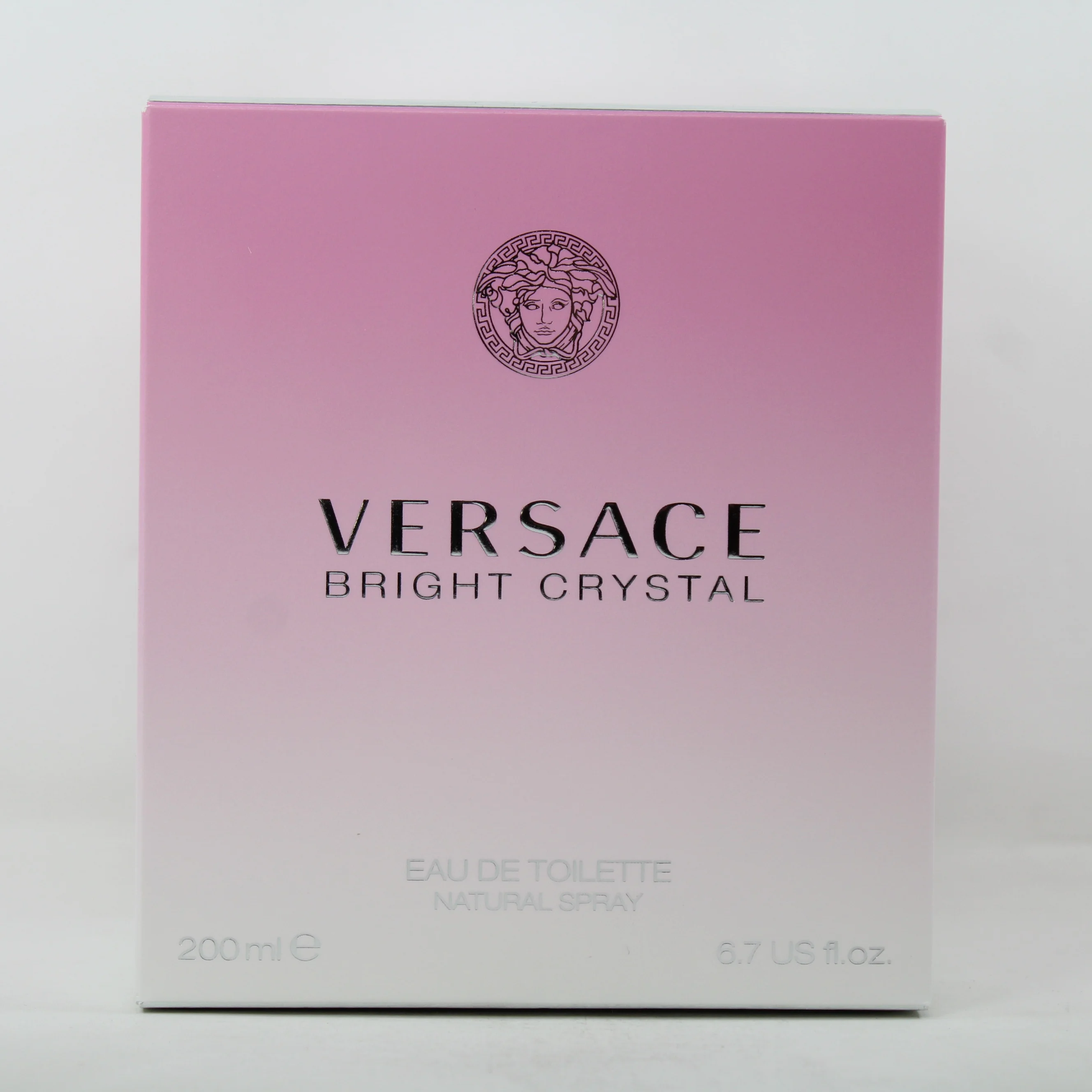 VERSACE BRIGHT CRYSTAL  6.7 OZ EAU DE TOILETTE SPRAY WOMEN