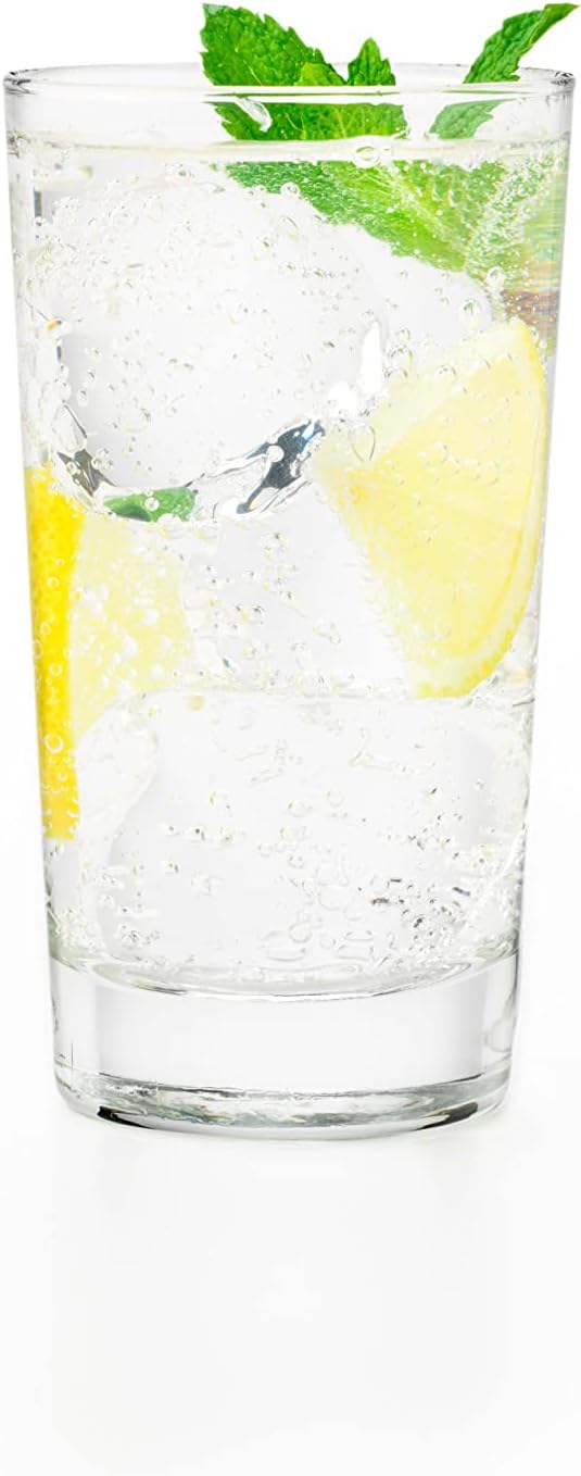 Libbey 132 Heavy Base Hi-Ball Glasses, 8-ounce, Set of 24