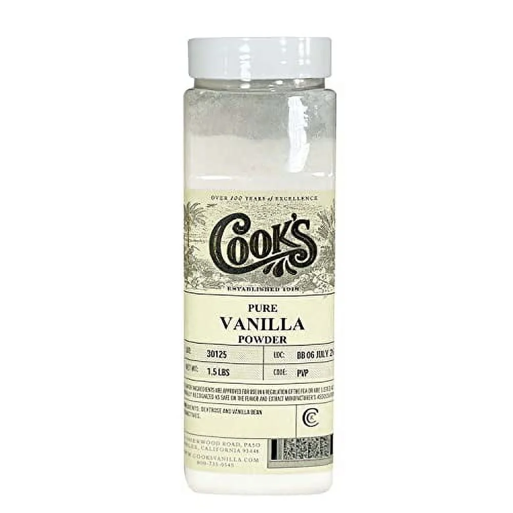 Cook’s, Pure Vanilla Powder, World’s Finest Gourmet Fresh Premium Vanilla (24 Ounce (Pack of 1))