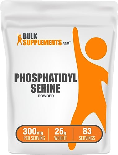 BulkSupplements.com Phosphatidylserine Powder - Phosphatidylserine Supplement, Sourced from Soy Beans - 300mg per Serving (60mg of Phosphatidylserine), 500g (1.1 lbs) (Pack of 1)