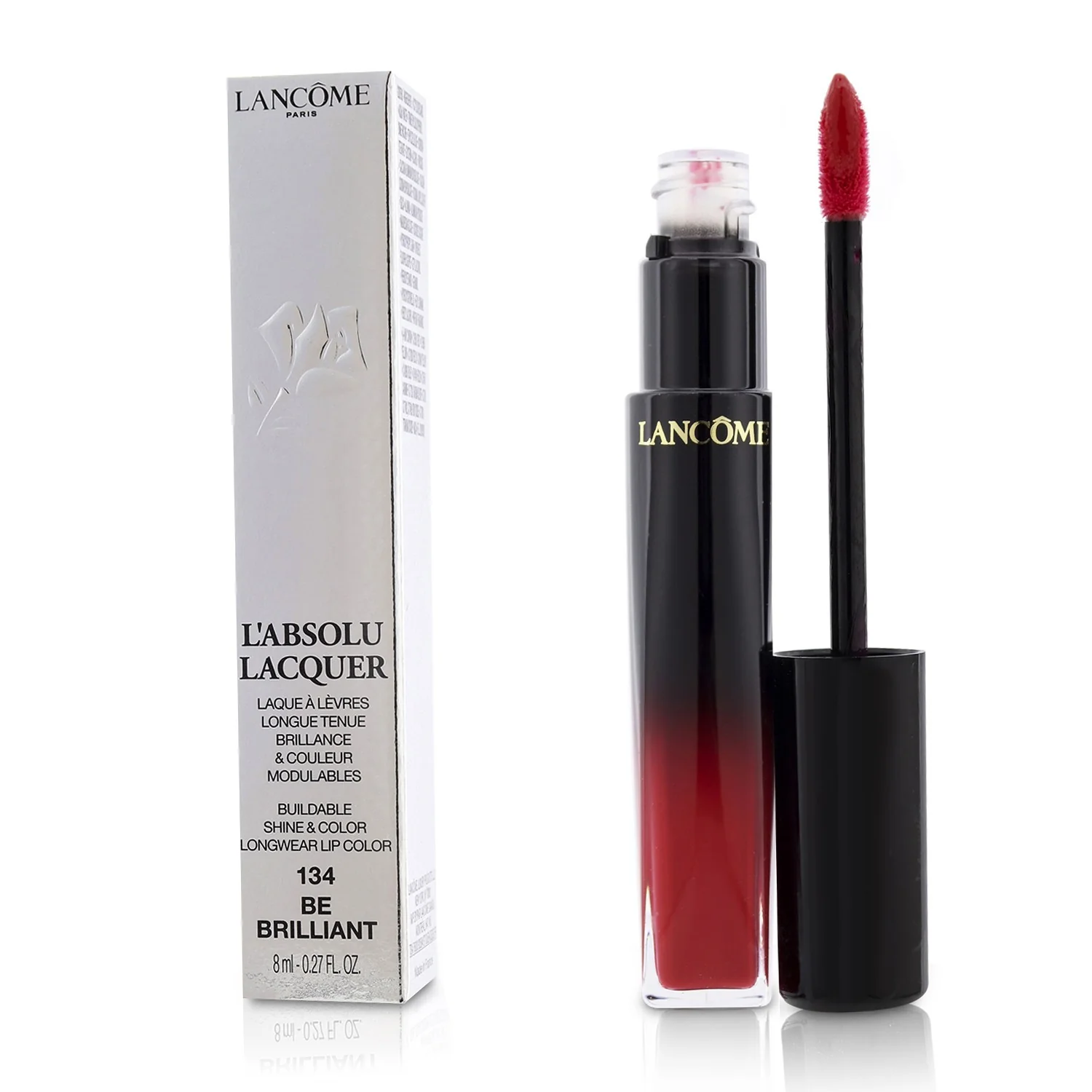 Lancome L'Absolu Lacquer Buildable Shine & Color Longwear Lip Color - # 366 Power Rose  8ml/0.27oz
