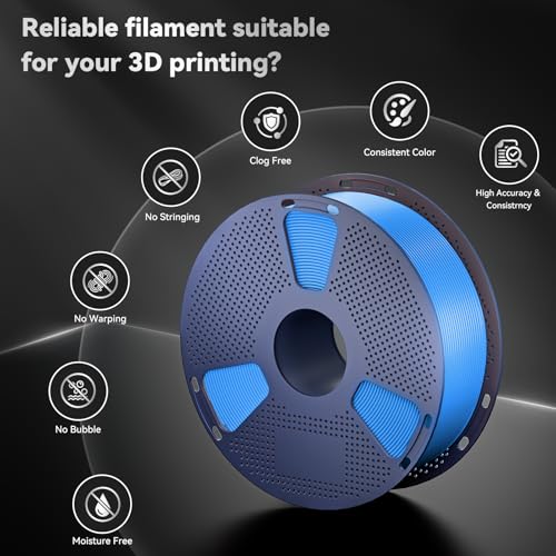 3D Printer Filament, ABS Filament 1.75mm, High Strength and Toughness, Dimensional Accuracy +/- 0.02mm, 1kg(2.2lbs) 3D Printing Filament (Gold)