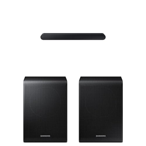 SAMSUNG HW-S50B/ZA 3.0ch All-in-One Soundbar w/Dolby 5.1, DTS Virtual:X, Q Symphony, Built in Center Speaker, Adaptive Sound Lite, Bluetooth Multi Connection, 2022 Black