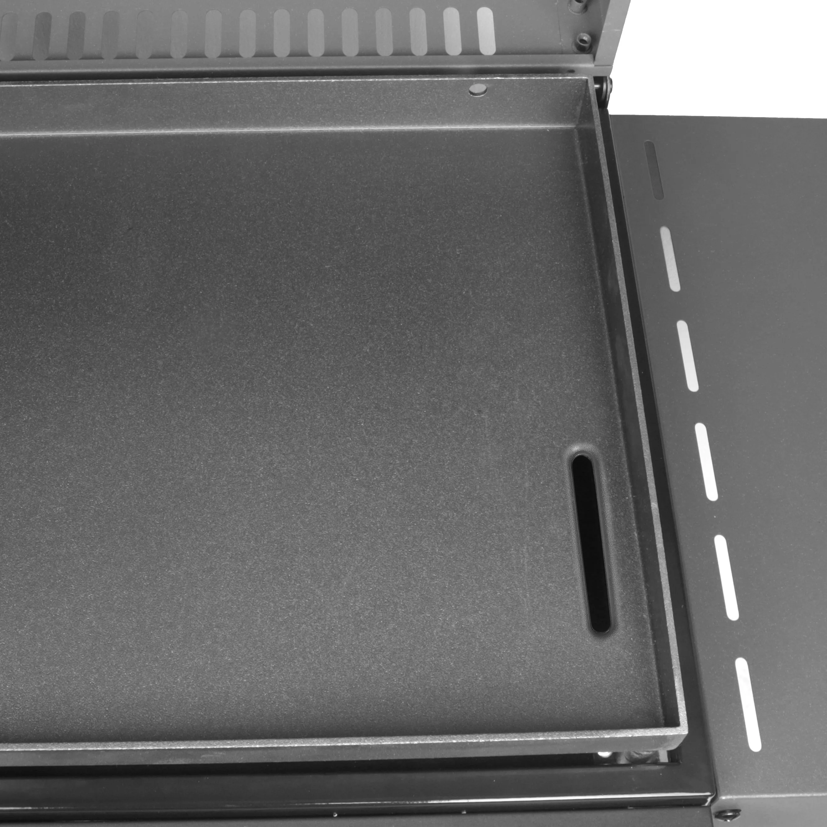 Expert Grill 5 Burner Combination Propane Gas Grill and Propane Griddle Grill, Black