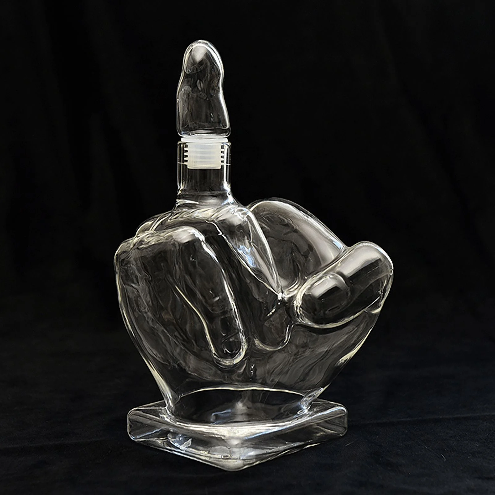 Middle Finger Whisky Decanter Wine Glass Decanter Whiskey Container Dispenser For Beverage