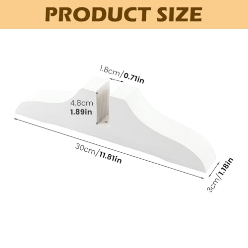 CALIDAKA 4pcs Folding Room Divider Stand,Wooden Room Divider Stand with Screws,Room Divider Screen Holder Feet Partition,Folding Privacy Screen Holder for Hotel Home Office(Color:Wood Color)