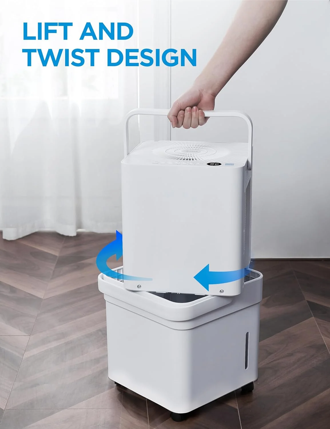 Midea Cube 20-Pint Smart WiFi Dehumidifier, Coverage up to 2,000 sq. ft.