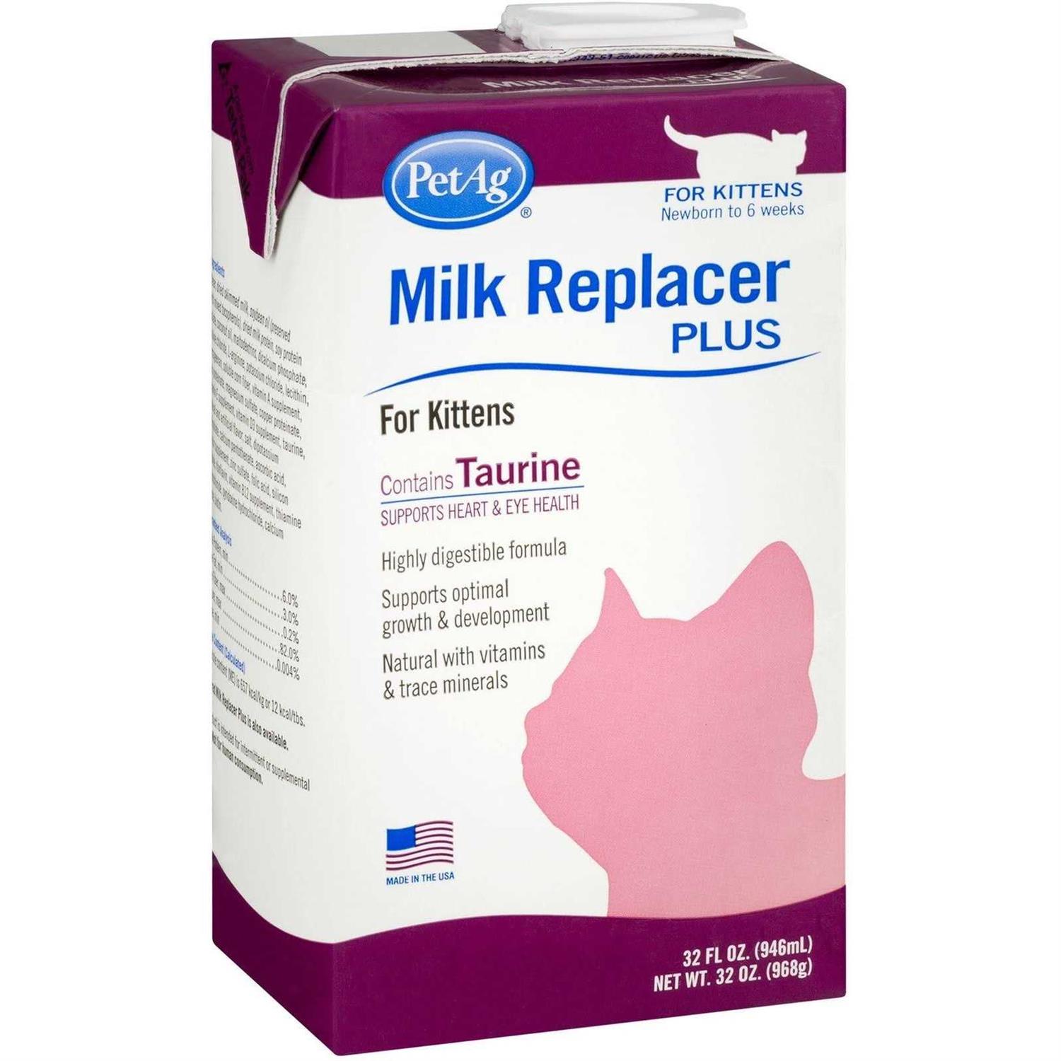 Pet-ag Milk Replacer Plus Liquid for Cats and Kittens - Pet Supplies online store