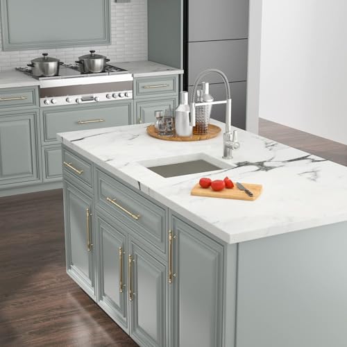 Kichae 12“ Deep Laundry Sink Undermount - 24 Inch Black Undermount Utility Sink Stainless Steel Single Bowl Under Counter Handmade Laundry Utility Room Basin