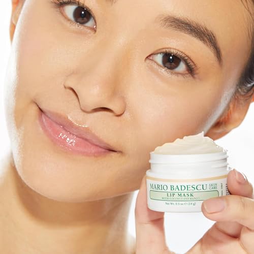 Mario Badescu Lip Mask, Overnight Lip Treatment Enriched With Skin Softening Coconut Oil and Hydrating Shea Butter