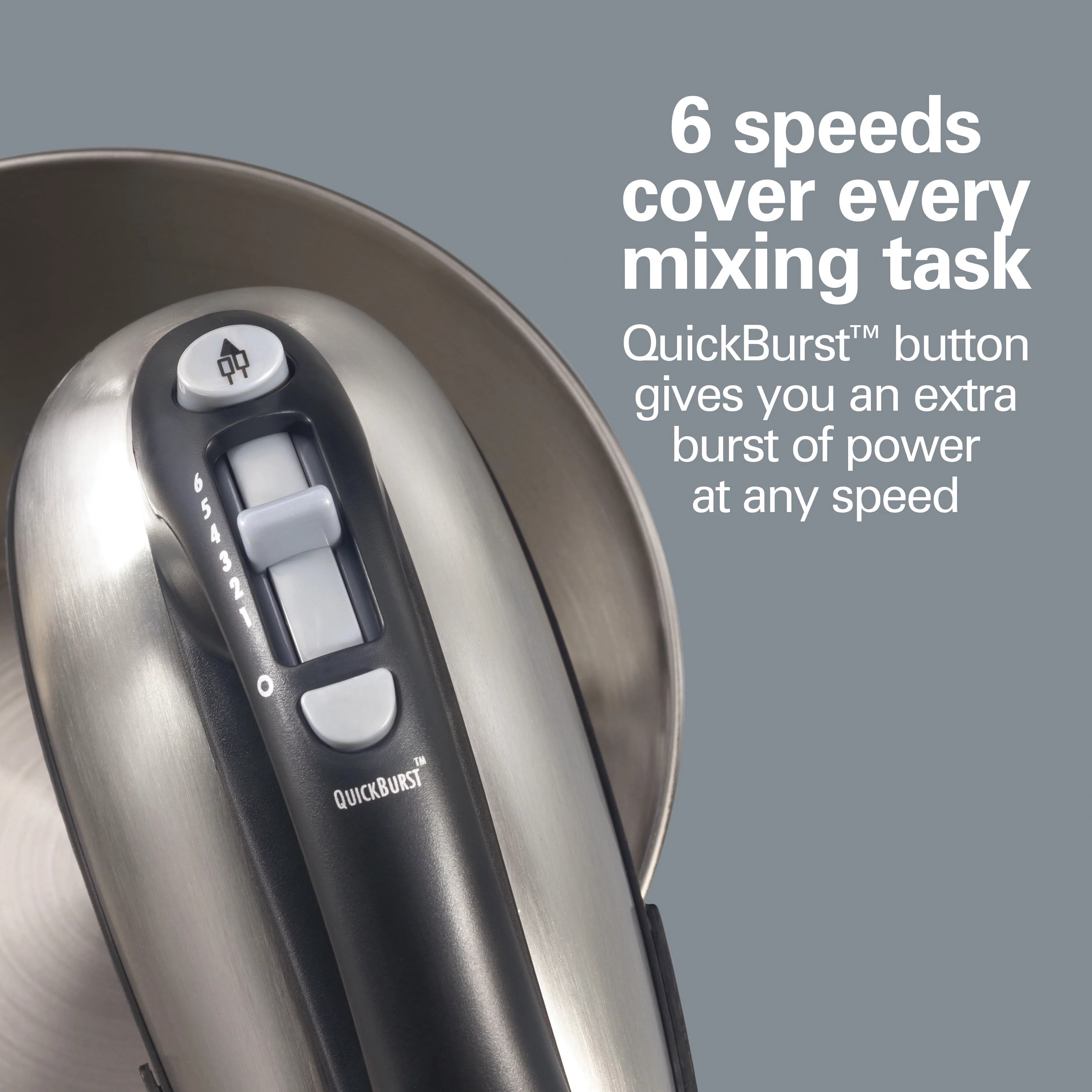 Hamilton Beach Classic Stand Mixer, 4 Quart Stainless Steel Bowl, 6 Speeds, Black, 64650