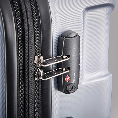 Samsonite Centric Hardside Expandable Luggage with Spinner Wheels, Blue Slate, Carry-On 20-Inch