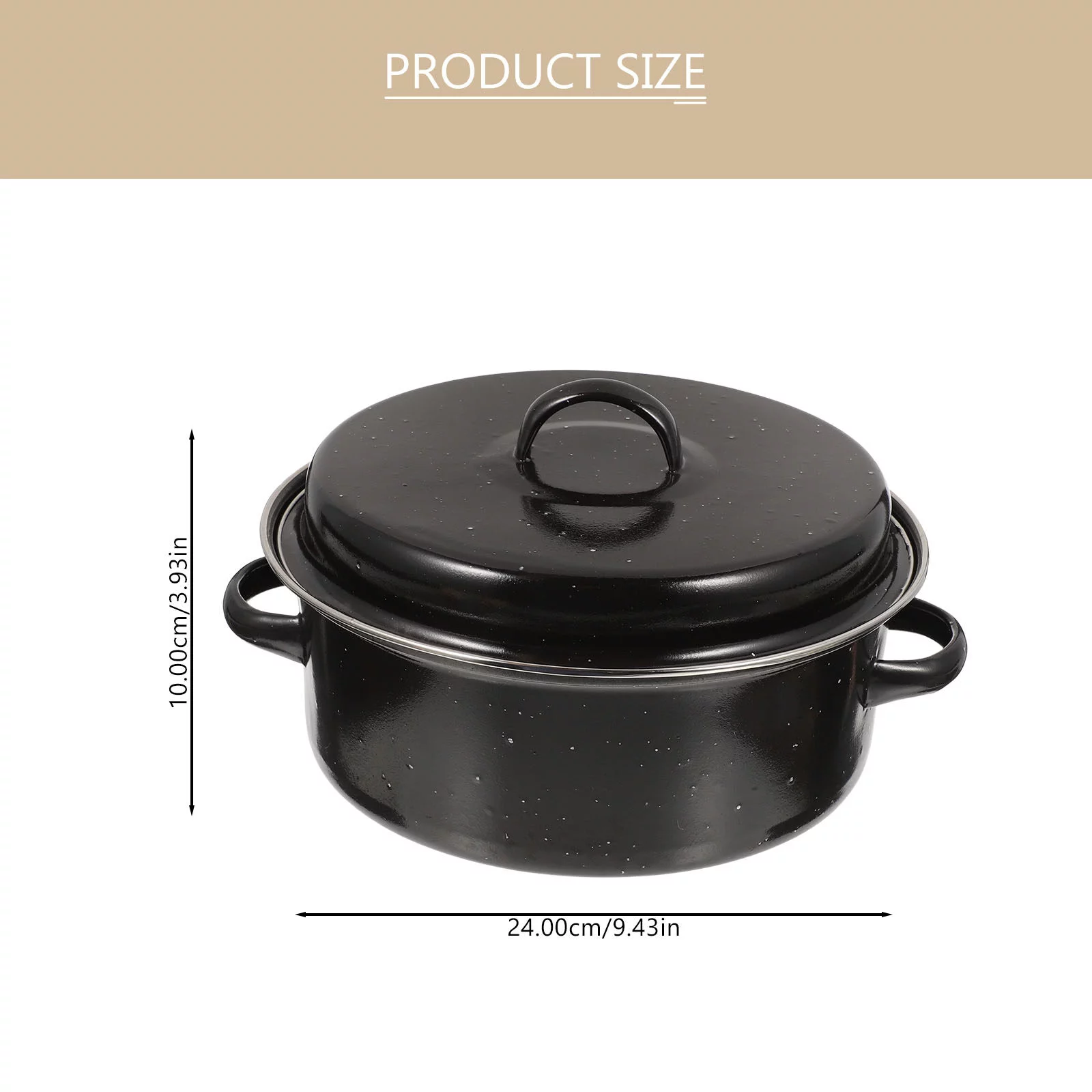 1 Set Household Roasting Pan Convenient Cooking Pot Multi-function Roasting Pot Cooking Accessory