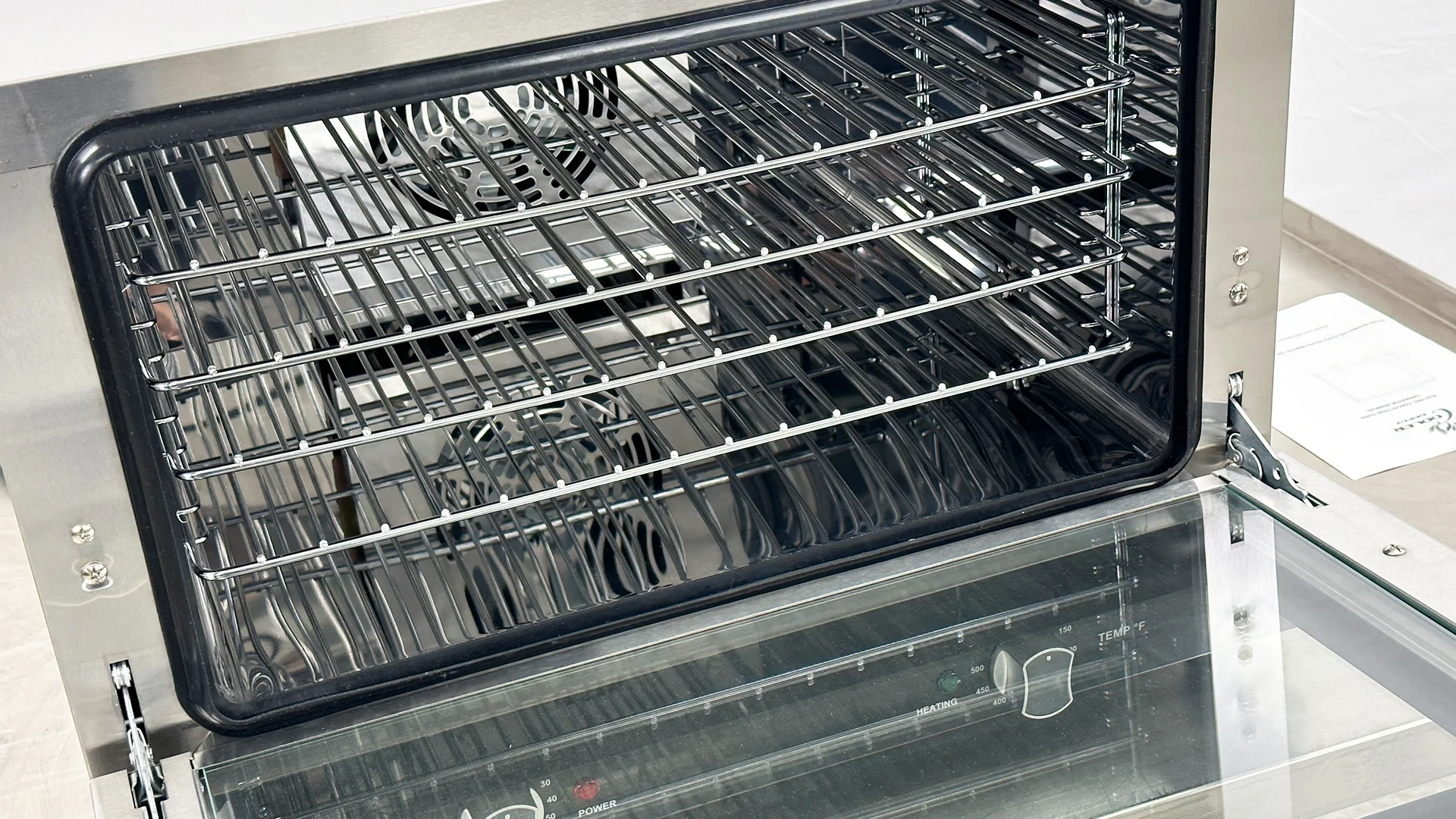 1600W Stainless Steel Convection Oven Countertop Convection 22.8''Wx22.3''Dx16''H