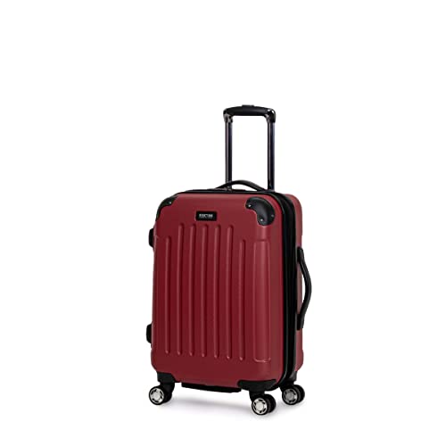 Kenneth Cole REACTION Renegade Luggage Expandable 8-Wheel Spinner Lightweight Hardside Suitcase, Navy Blue, 20-Inch Carry On