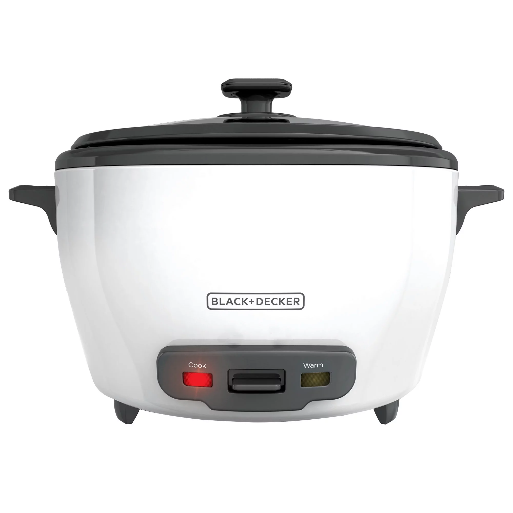 BLACK+DECKER 28-Cup Cooked/14-Cup Uncooked Rice Cooker and Food Steamer, White, RC5280
