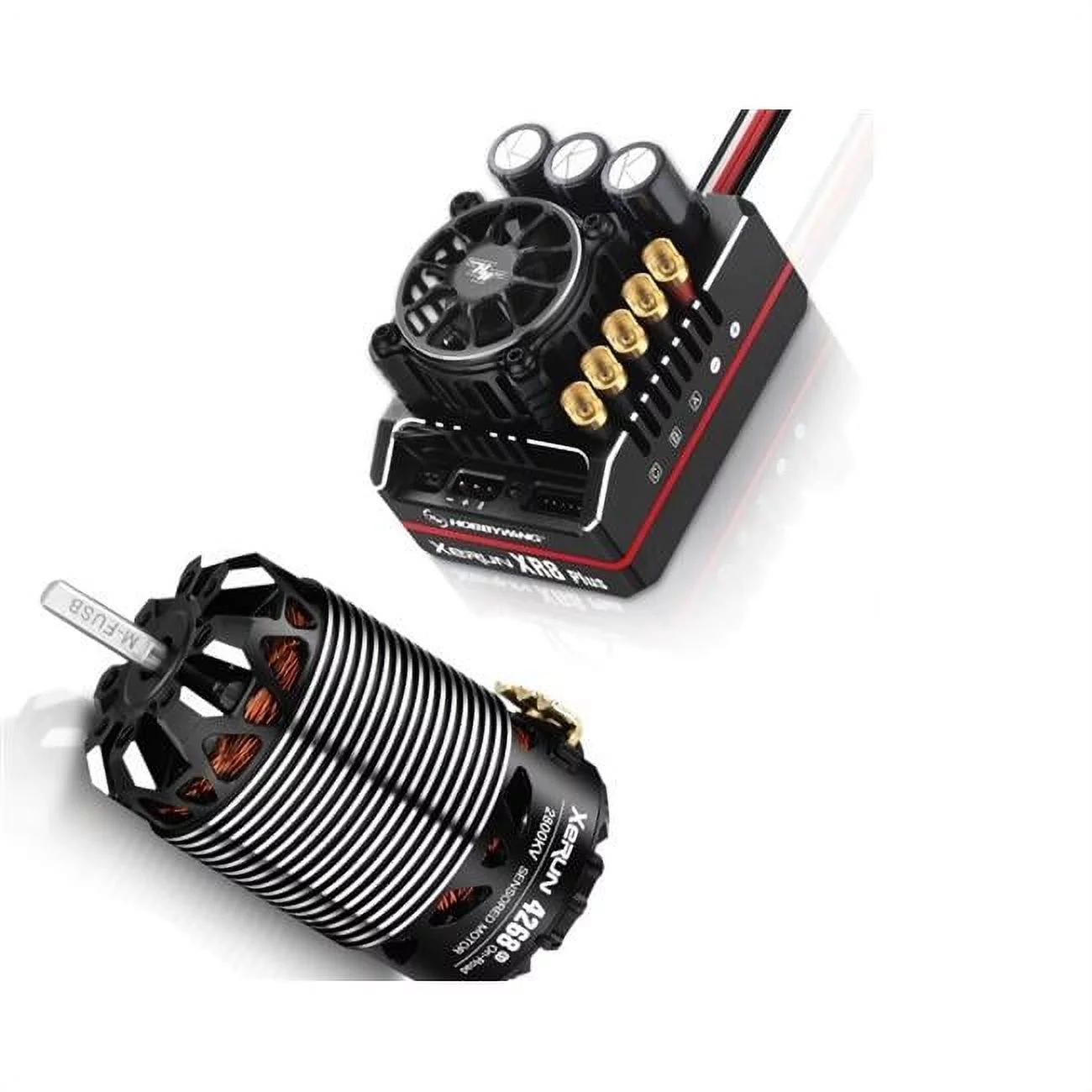 Hobbywing HWI38020503 2800KV XR8 Plus G2S Electronic Speed Controller & 4268 G3 Motor