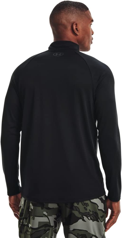 Under Armour Men's UA Tech™ ½ Zip Long Sleeve MD Black