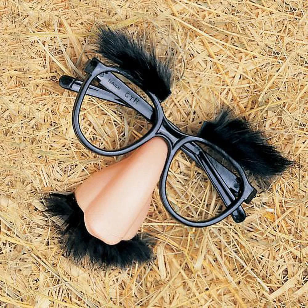 GROUCHO DISGUISE SET GLASS & MUSTACHE