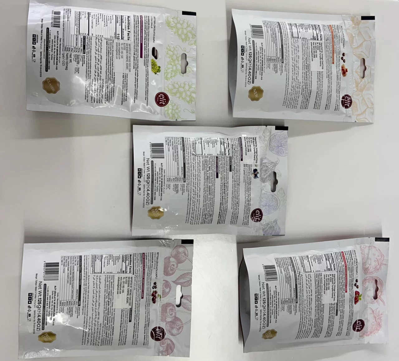 elit mix car-straw-fig-raisins-sourcherry-4.40oz-5pc