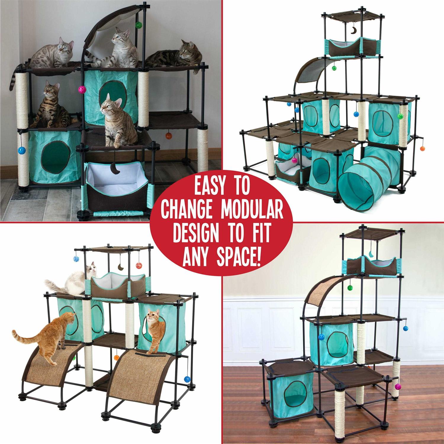 Kitty City Claw Mega Kit Cat Furniture - Pet Supplies online store