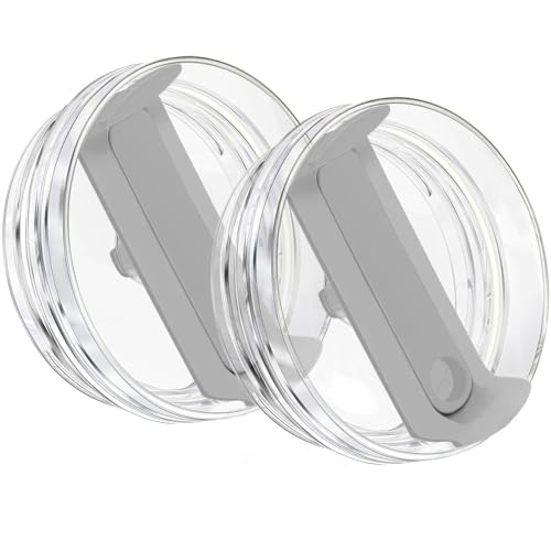 40oz Tumbler Lids Replacement for Stanley Cup,Replacement Spill Proof Splash Resistant Tumbler Lids Reusable Tumbler Cover for Stanley and More Coffee Mugs (Opaque black)