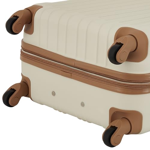 Travelers Club Midtown Hardside Luggage Travel, Black, 4-Piece Set