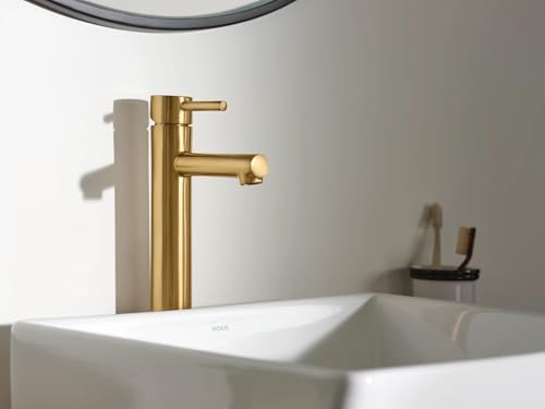 Moen Align Chrome One-Handle Single Hole Modern Vessel Sink Bathroom Faucet, 6192