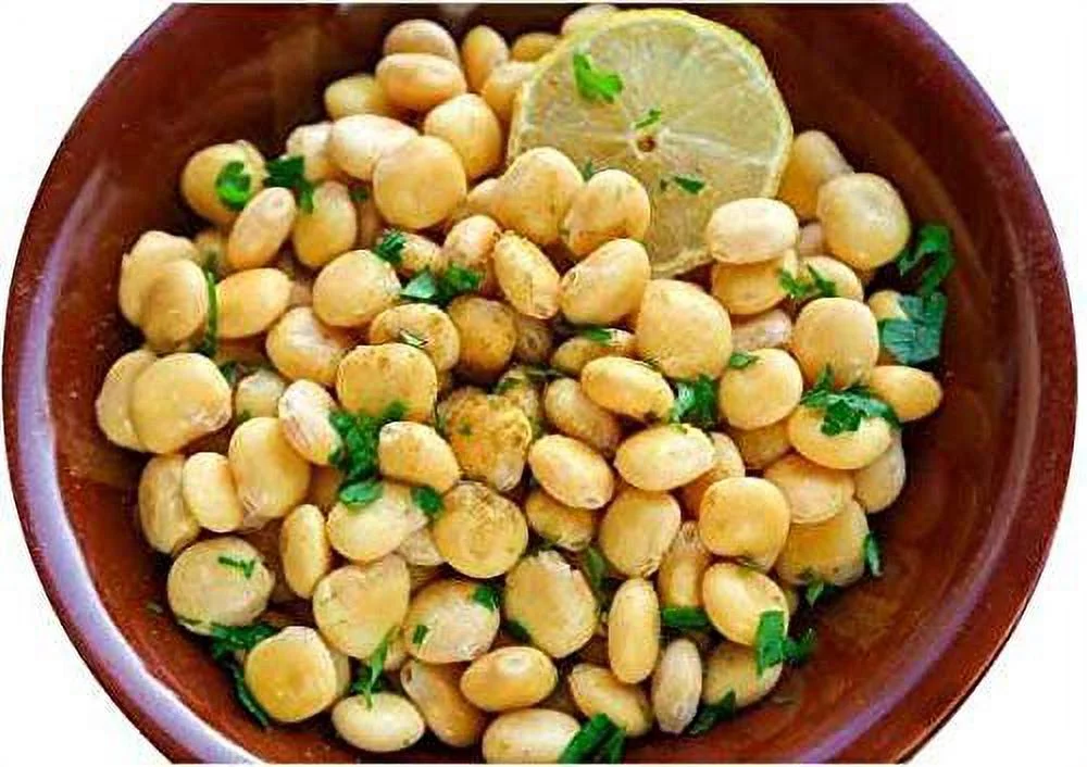 Joycie Ready To Eat Lupini Beans 32 OZ Jar Pack of 6 Healthy Snack 32 oz. Jar  Made in USA  All Natural  Non GMO  Fresh Harvest Keto, Plant Based, Mediterranean Diet I Non-GMO, Gluten-Free,...