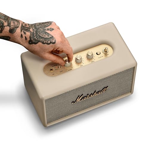 Marshall Acton III Bluetooth Home Speaker, Cream