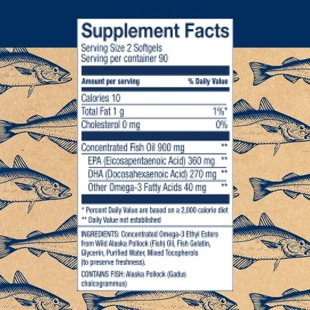 Wileys Finest Wild Alaskan Fish Oil Easy Swallow Minis 180 Softgel