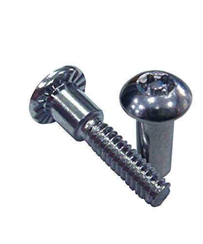 Chicago Screws Barrel Bolt Binding Post 10 Pack Truss Washer Head Stud Screw Sex Screws Sex Bolts Screw Bolts Binder Repair Nut Button Furniture and Craft Super-Deals-Shop