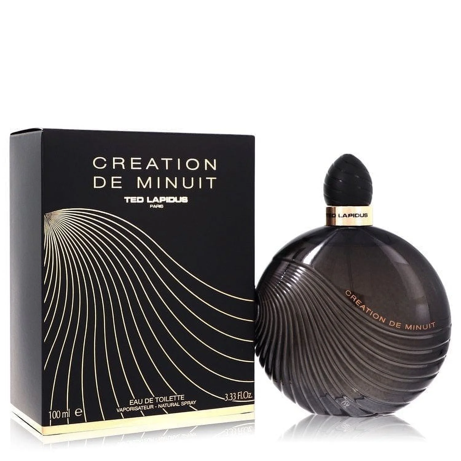 Creation De Minuit by Ted Lapidus Eau De Toilette Spray 3.3 oz for Women Pack of 4