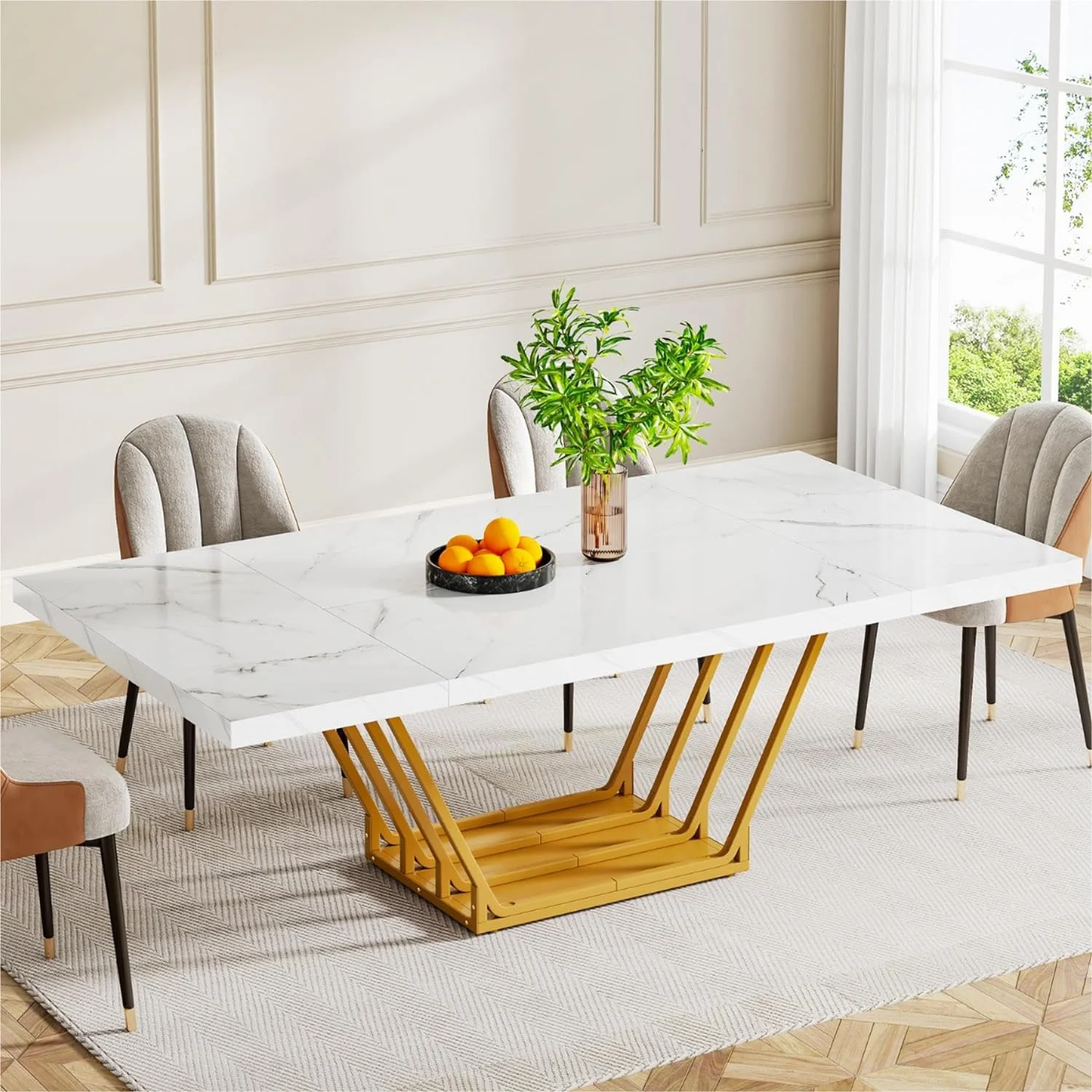 Tribesigns Dining Table, 63