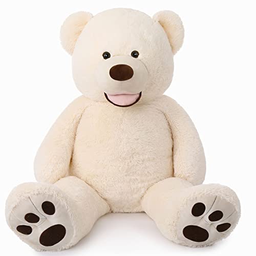 MorisMos Giant Teddy Bear Plush 6 Feet, Large Teddy Bears Stuffed Animals for Girlfriend Boyfriend, 6 Foot Life Size Bear Gifts for Valentine's Day, Baby Shower, Birthday